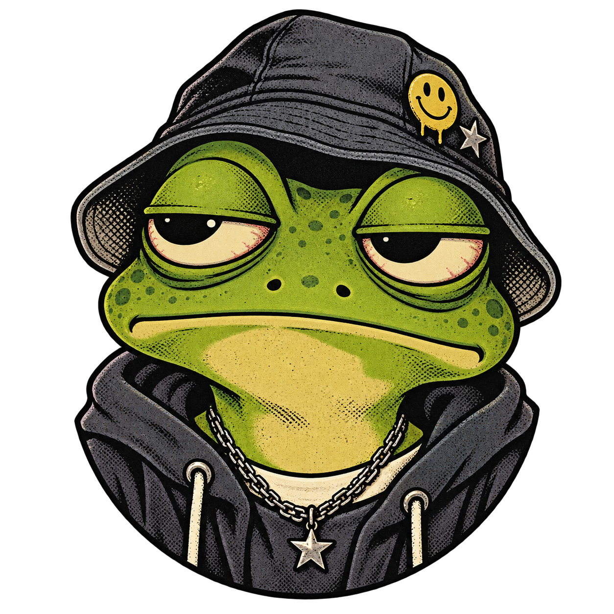 Grim the Frog mascot